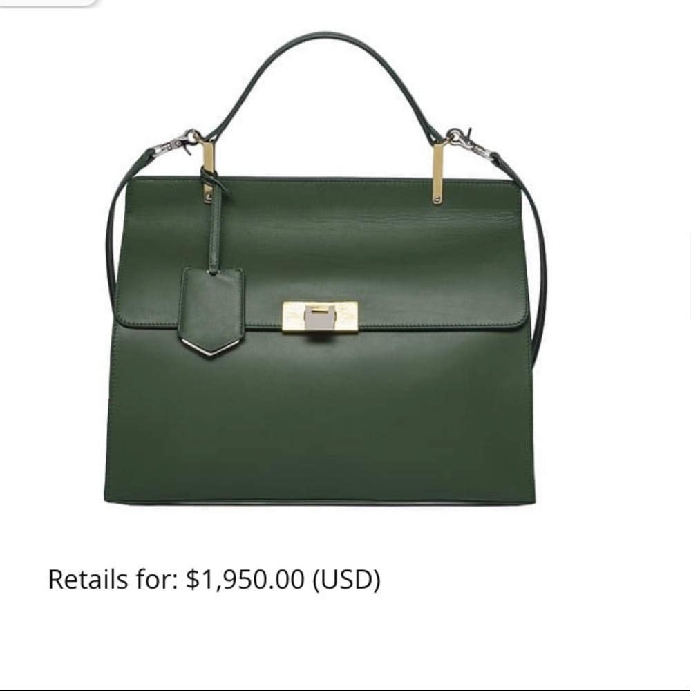 LE DIX cartable in beautiful green